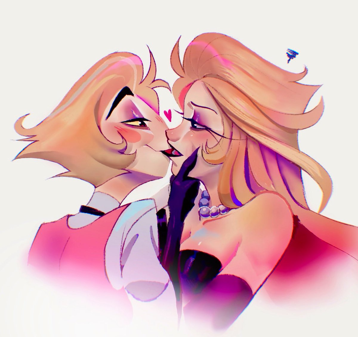 Love bite🩷💜  #LuciferMorningstar #lucililith #Lucilith