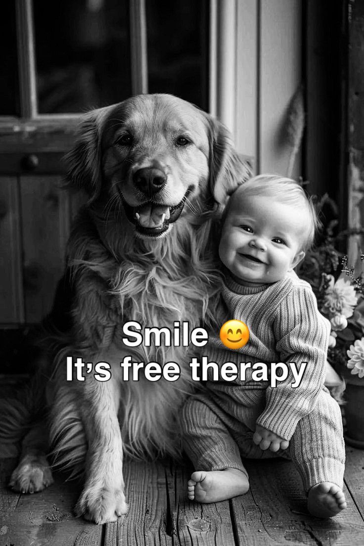 Smile 😊 
It’s free therapy.