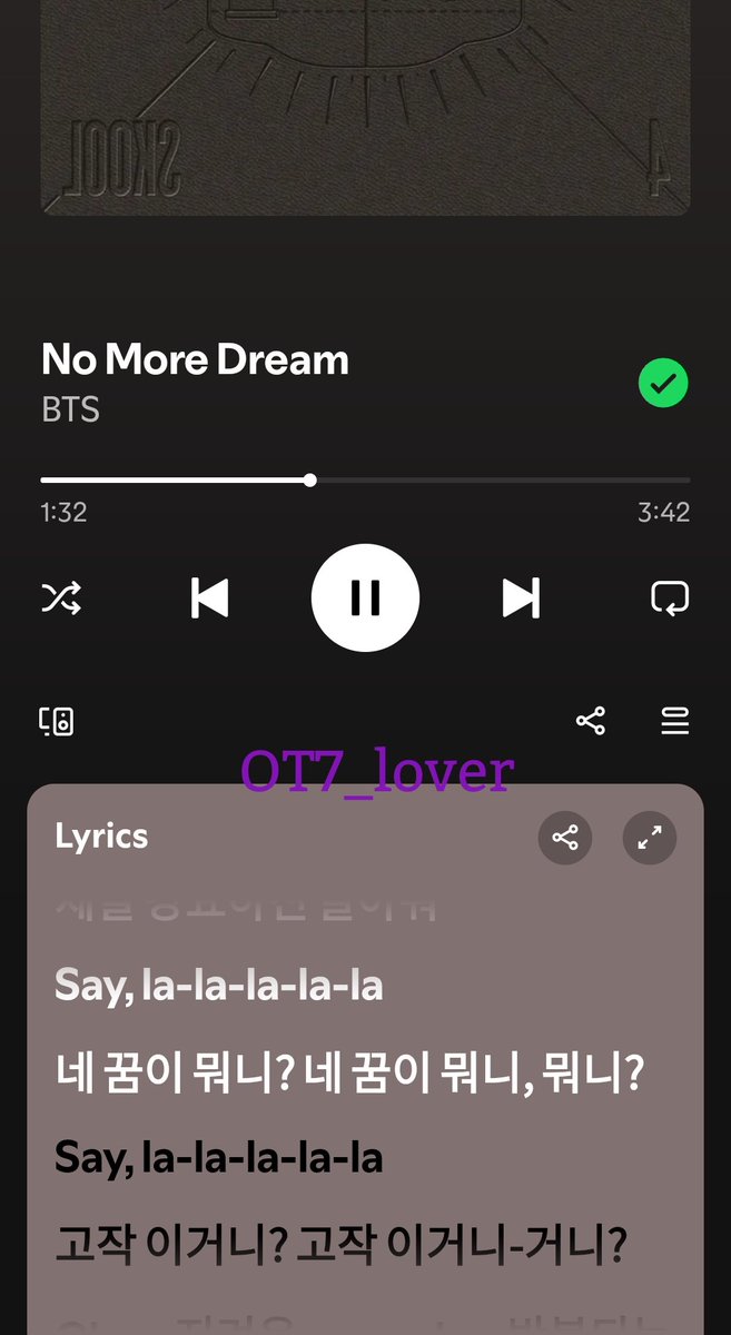 OT7_lover's tweet photo. What is your dream? I'm glad to be in the school of dreams to figure out what's mine. 💜
#Skool_2Cool4Skool 
#back2skool https://t.co/3TJesuhn5E