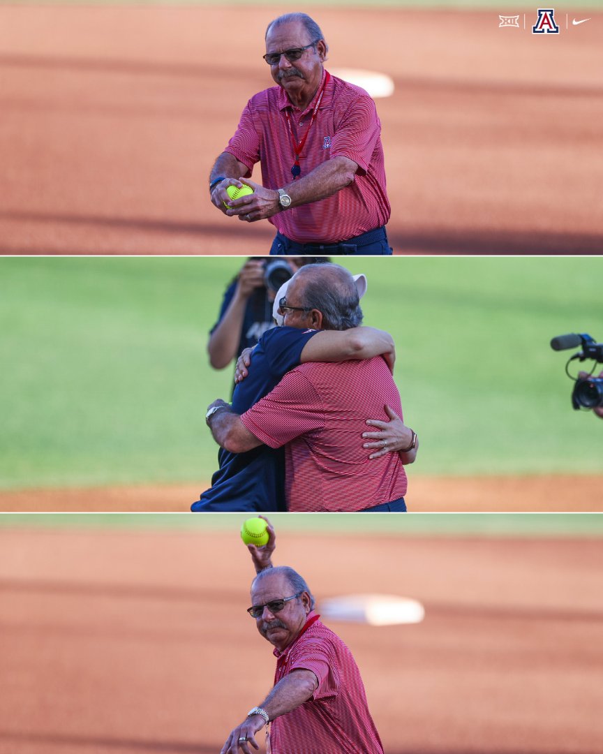 a legendary first pitch!
always a pleasure to have you at Rita, Coach!