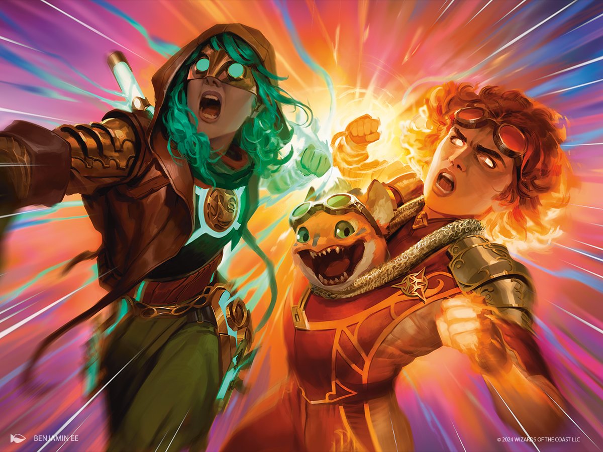 Magic: The Gathering #aetherdrift box opening on stream tomorrow! Come check it out! 

We'll be doing 20 second card brews to see what we can cook up! 

Check it out at twitch.tv/difensoor for go live notifications! 

Estimated start time is roughly 3pm! See you there!