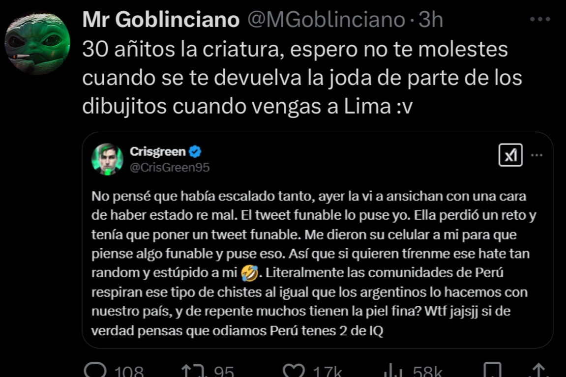 ¿Por qué Perú es tendencia? tweet media