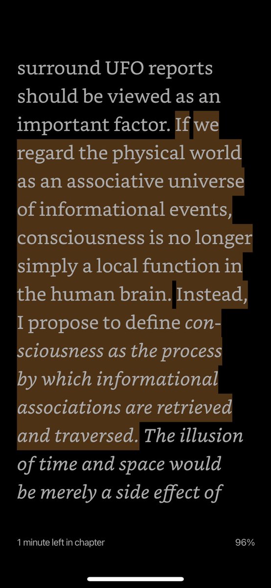 The associative universe. I fee this every day.
Jacques Vallee insight in Dimensions.