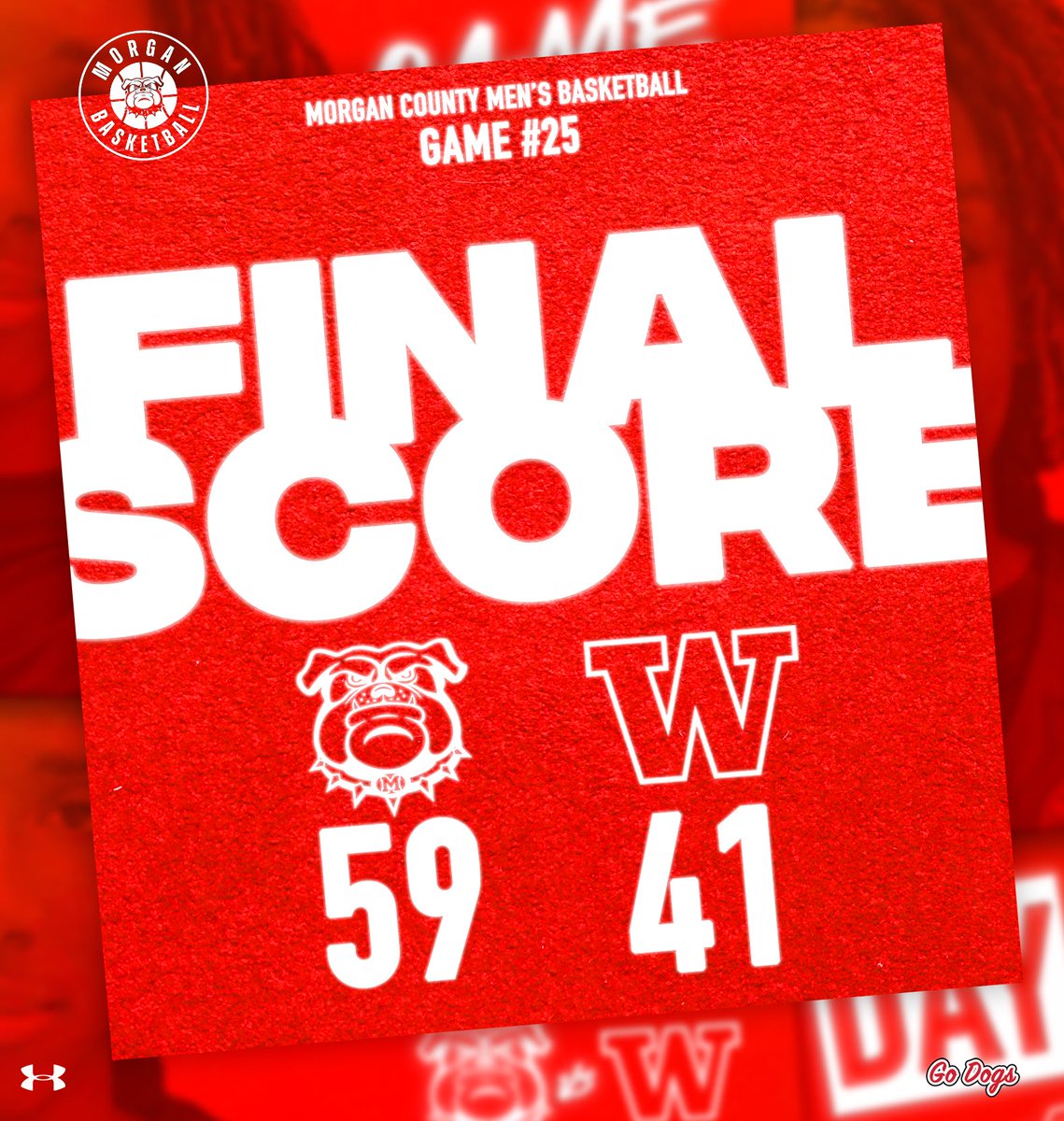 🟥 REGION WIN 🟥

The Dogs (19-6) defeat a very good Westside team 59-41. The win moves us to 10-0 in league play &amp; secures the #1 seed.

TEAM WIN!

SR G <a href="/ElderJaylen/">Jaylen Elder</a> | 14 pts
JR PG @vibezalonee | 12 pts
JR PG <a href="/Simmons4Jacoby/">Jacoby Simmons</a> | 12 pts
FR W <a href="/Garrett_Ward1/">GarrettWard</a> | 8 pts

Go Dogs! 🔴⚫️