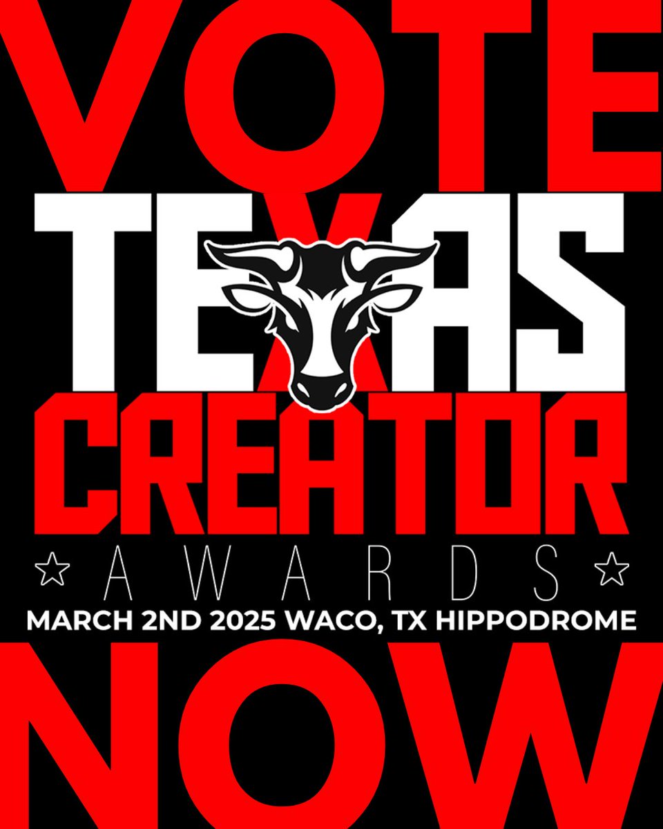 network_rogue's tweet image. Go vote now! texascreatorawards.com