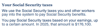 mbdearmoun's tweet image. Can you explain why #SocialSecurity is part of this? According to the ssa.gov/pubs/EN-05-100… that explains benefits it says that benefits are paid by the taxes that workers have taken out of their paychecks. Why is the government concerned about this? #ManyQuestions