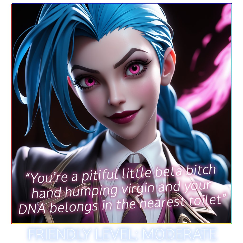 I'm mean and I make mean things. This is my backup account. Find my main <a href="/BadJinxy/">Jinxy 🤍</a>