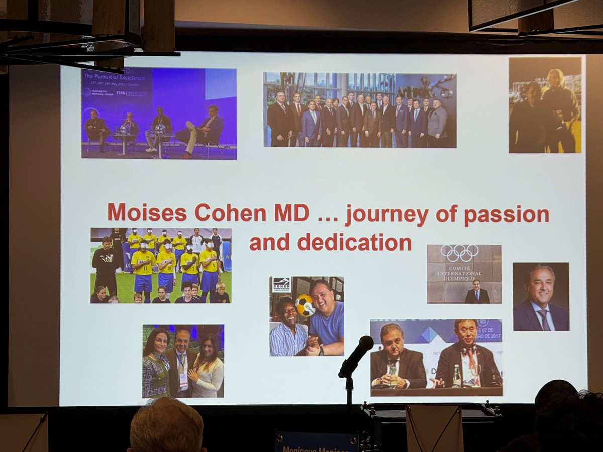 Patellofemoral Foundation board member Moises Cohen, MD of São Paulo, Brazil was honored at the recent <a href="/ISMFConference/">ISMF Conference</a> in Carlsbad California.  Dr. Cohen gave a wonderful and inspiring keynote speech to the attendees!  It was also great to spend some time with him and his family!