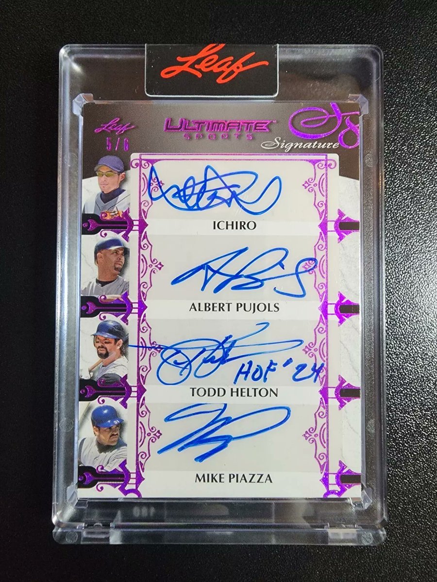 ChaseBreaks's tweet photo. I have some auctions ending tonight, to avoid the Super Bowl tomorrow.  Some Prizm football singles, as well as 2024 Leaf Ultimate Sports with some killer autos and game used memorabilia from Pete Rose, Rafael Nadal, Haaland, Bruce Lee, Ichiro and more!

https://t.co/pcKuah3kpJ https://t.co/AWbUT5GYU8
