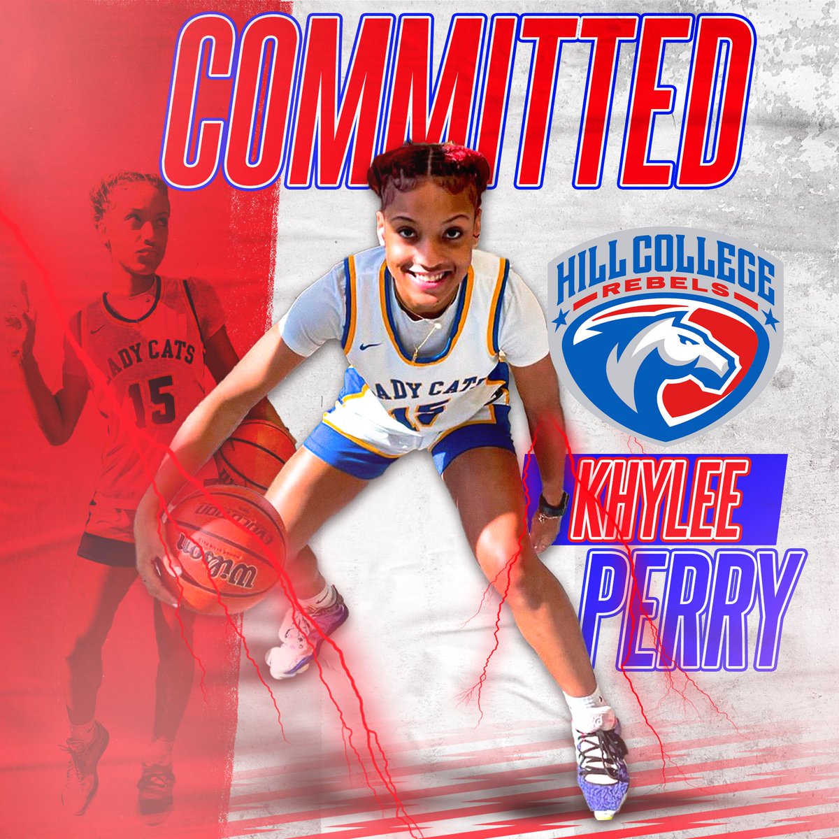 Khylee Perry (@perry_khylee15) on Twitter photo All glory to god, I’m blessed to announce my commitment to <a href="/HillWBB/">Hill College Women’s Basketball</a> I thank to everyone involved in making my journey nothing short of amazing!
Most importantly I thank <a href="/CoachTreeBrooks/">Brooks✨</a> for offering me to continue my education and athletic career at hill!
#Rebels
#Committed All glory to god, I’m blessed to announce my commitment to <a href="/HillWBB/">Hill College Women’s Basketball</a> I thank to everyone involved in making my journey nothing short of amazing!
Most importantly I thank <a href="/CoachTreeBrooks/">Brooks✨</a> for offering me to continue my education and athletic career at hill!
#Rebels
#Committed