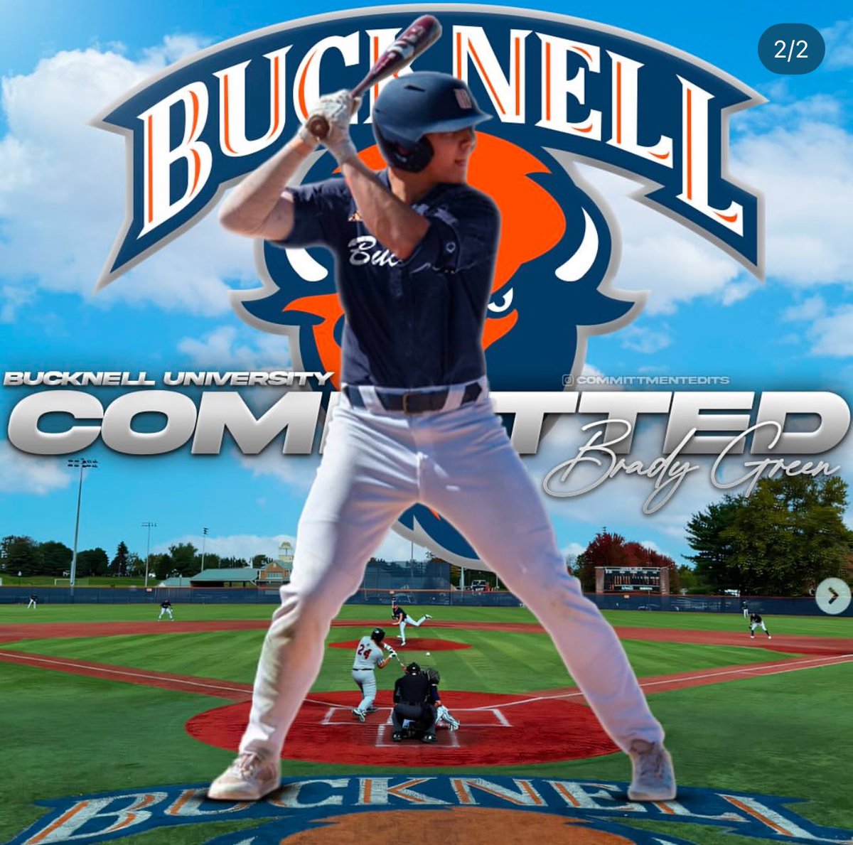 Congratulations to <a href="/BradyGreen2025/">Brady Green</a> on his commitment to <a href="/Bucknell_BB/">Bucknell Baseball ⚾️</a>