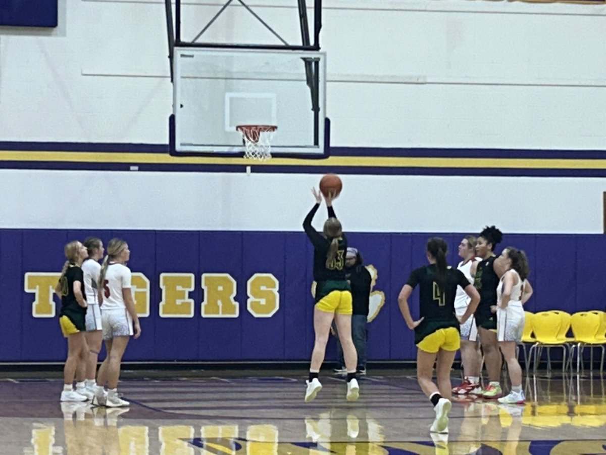 At the half.. Northeastern Lady Knights 27-21 over the    Union County Patriots