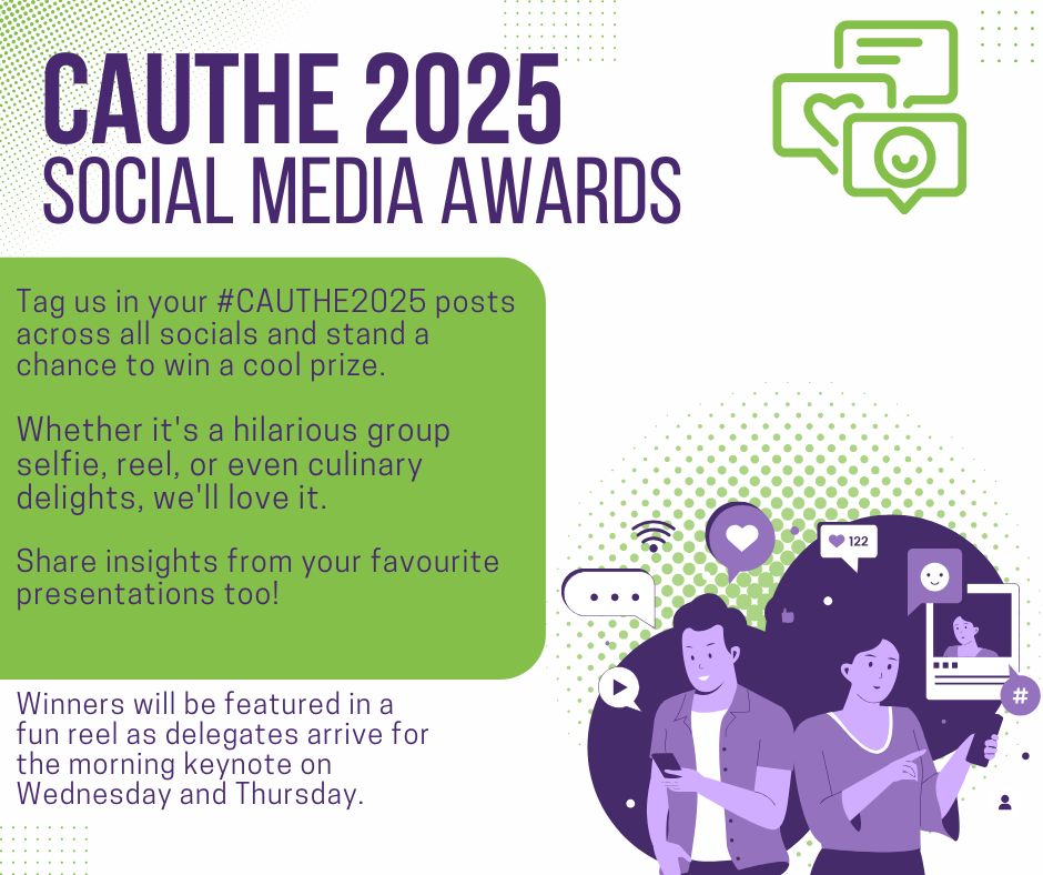 Be in it to win! hashtag #CAUTHE2025