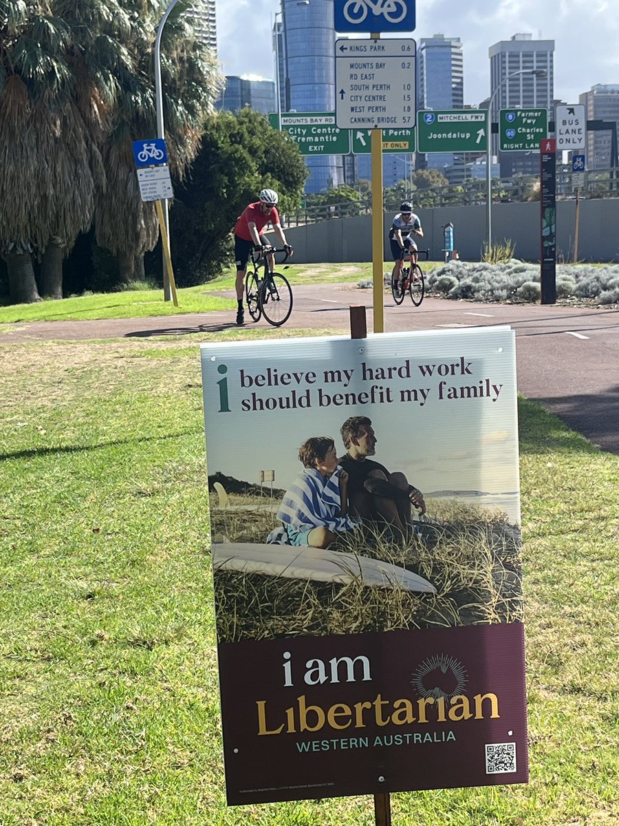 Good to see the Libertarians targeting the most liberty minded group in society - cyclists.