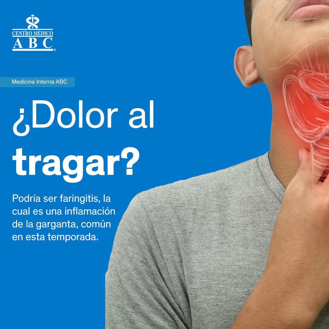 ABCcentromedico's tweet photo. Identificar los #síntomas y tratarla a tiempo evita complicaciones. 🩺 Consulta a un especialista si persiste.
#InteresABC #Faringitis https://t.co/KnAsmLiVxq