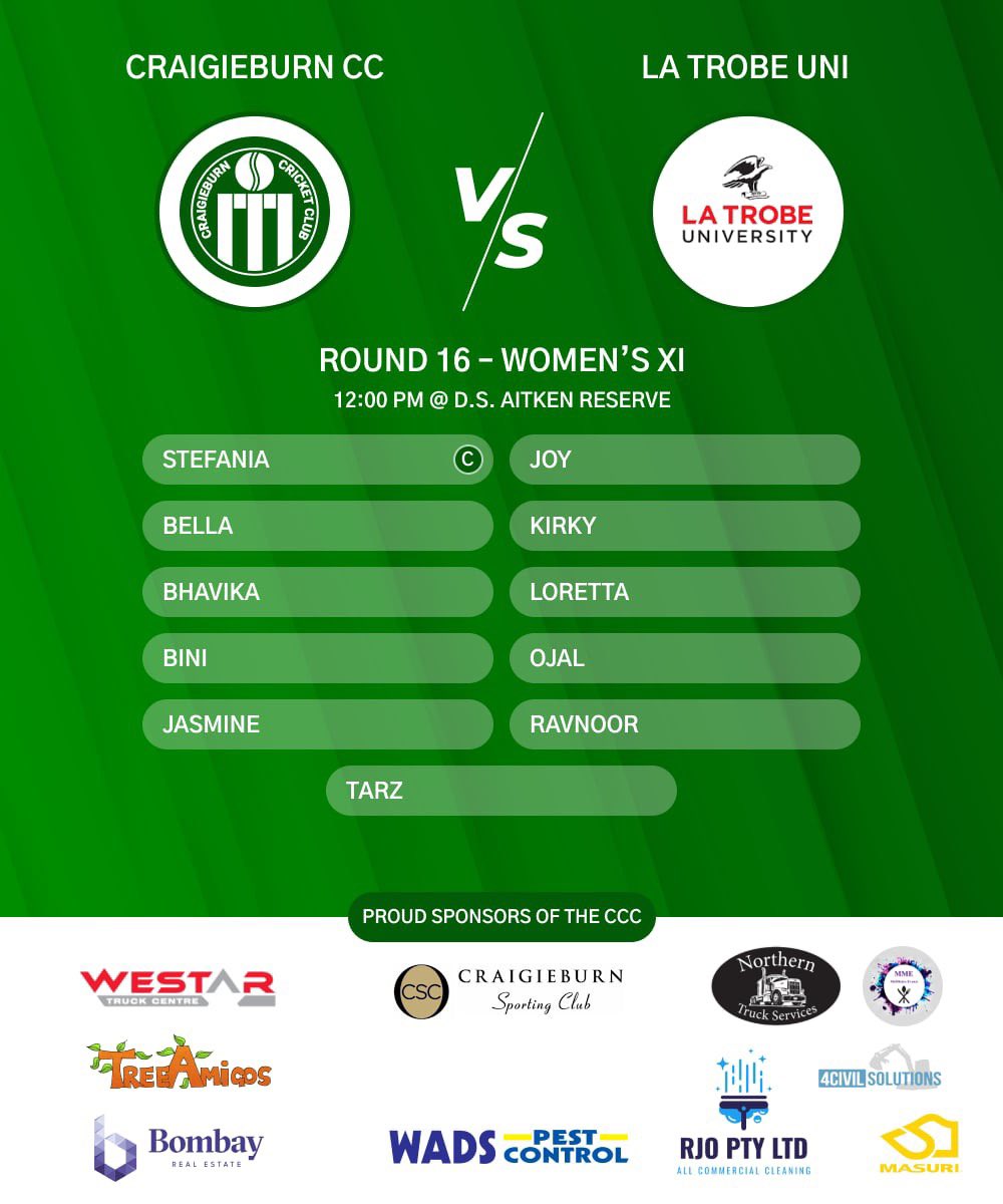 Our ladies side for todays home game 🟢⚪️