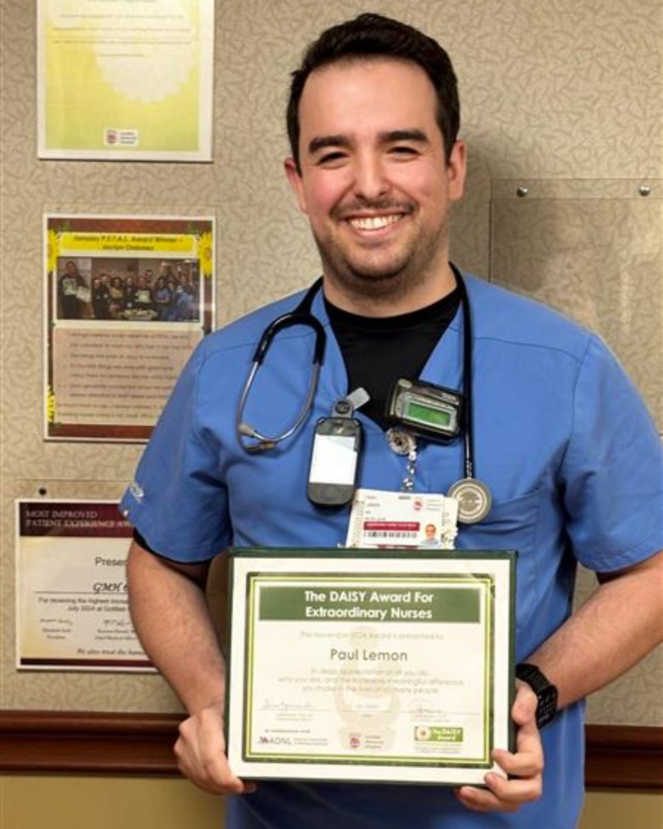 Loyola Medicine MD (@loyolamedmd) on Twitter photo Congratulations to Gottlieb Memorial Hospital's <a href="/DAISY4Nurses/">DAISY Foundation</a> winner Paul Lemon, RN. A patient's family member shared, "As an experienced nurse I have to say Paul was an absolutely wonderful nurse to my mom."
View open positions here: bit.ly/3XaenCJ Congratulations to Gottlieb Memorial Hospital's <a href="/DAISY4Nurses/">DAISY Foundation</a> winner Paul Lemon, RN. A patient's family member shared, "As an experienced nurse I have to say Paul was an absolutely wonderful nurse to my mom."
View open positions here: bit.ly/3XaenCJ