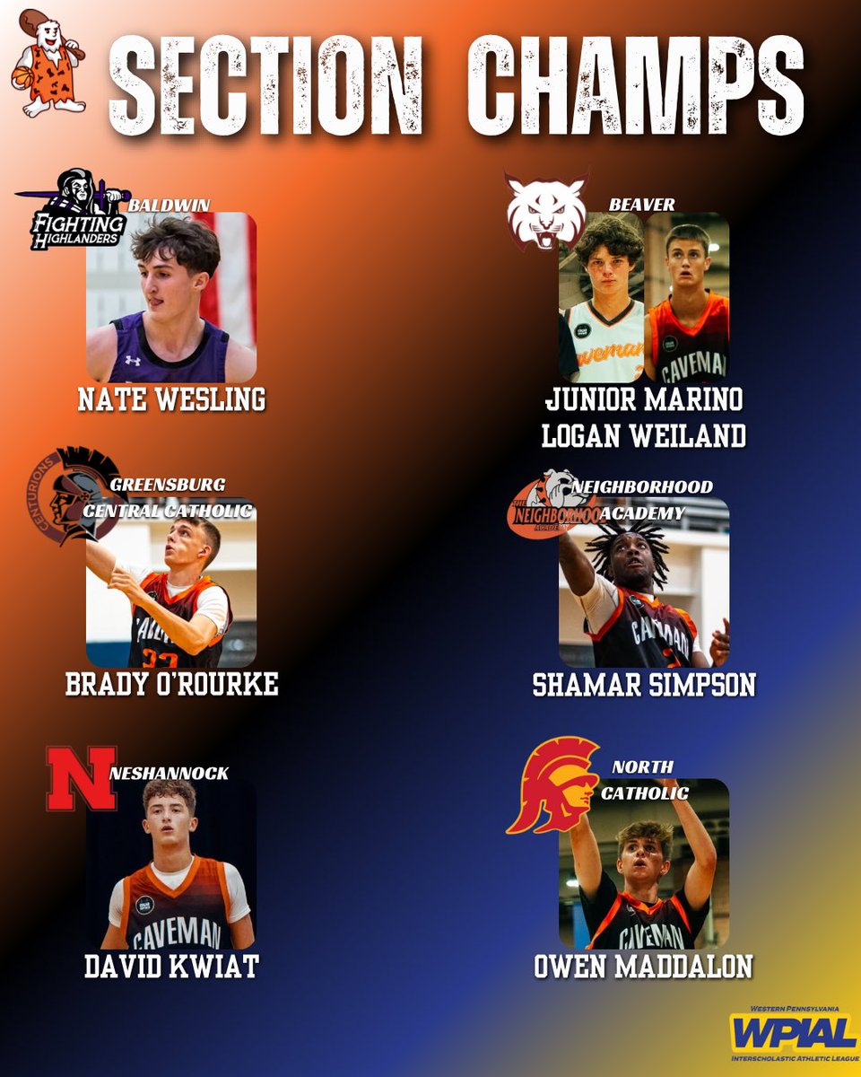 Caveman Basketball (@cavemanbb) on Twitter photo Winning a section title is something to be proud of. Congrats to our guys who helped lead their teams to Section CHAMPS
Banner Season‼️
<a href="/Wesling_Nate412/">Nate Wesling</a> <a href="/JuniorMarino08/">Philip Marino Jr.</a> <a href="/LoganYland/">Logan Weiland</a> <a href="/orourke_brady22/">Brady O’Rourke</a> <a href="/simpson2025/">Shamar_Simpson2025</a> <a href="/DavidKwiat07/">David Kwiat</a> <a href="/OMaddalon/">Owen Maddalon</a> Winning a section title is something to be proud of. Congrats to our guys who helped lead their teams to Section CHAMPS
Banner Season‼️
<a href="/Wesling_Nate412/">Nate Wesling</a> <a href="/JuniorMarino08/">Philip Marino Jr.</a> <a href="/LoganYland/">Logan Weiland</a> <a href="/orourke_brady22/">Brady O’Rourke</a> <a href="/simpson2025/">Shamar_Simpson2025</a> <a href="/DavidKwiat07/">David Kwiat</a> <a href="/OMaddalon/">Owen Maddalon</a>