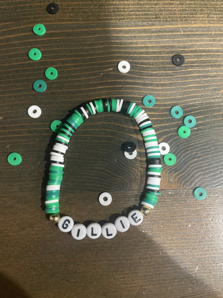 Blow the whistle! My niece making Gillie #Eagles gear. Go birds! 🦅💚<a href="/gilliedakid/">GILLIE DA KING</a>