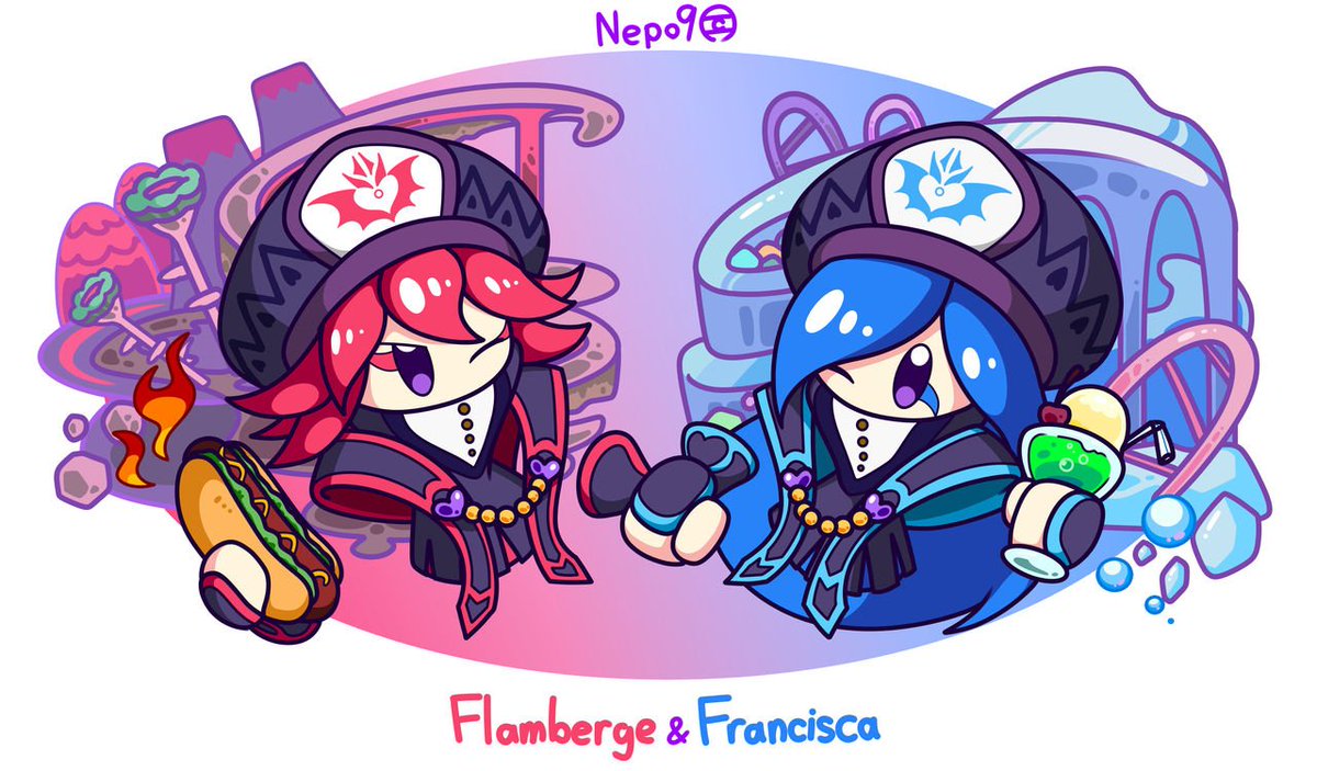 RobertoGra97343's tweet photo. Zan Partizanne Está 😏 Pasando Mucho Con Hyness Parece Como Pareja 🥰 Ship Zan x Hyness 💛💜 Mientras Flamberge y Francisca Está Pasando Bien Ambas Hermana ❤️💙 #ZanPartizanne #Hyness #Flamberge #Francisca #ThreeMageSisters #Jambastion #KirbyStarAllies #Kirby #KirbyFanart https://t.co/eFIFCO5G58