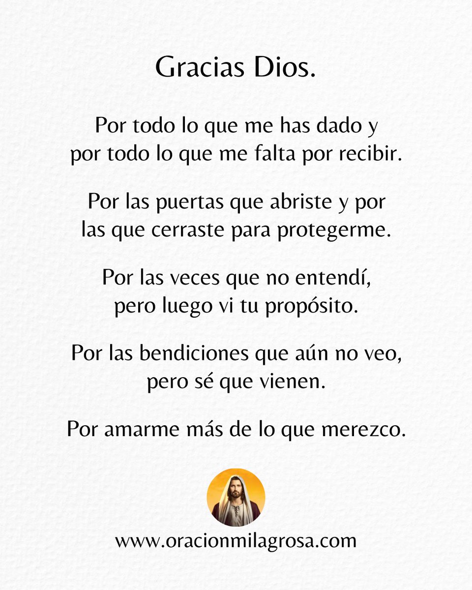 Hoy solo quiero decir: GRACIAS 🙏

¿Y tú?
