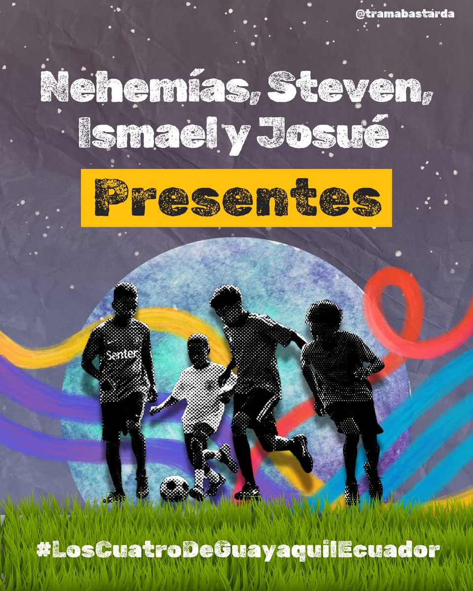 sybelmartinez's tweet photo. 🤍 Ismael, Josué, Steven y Nehemías, mantendremos viva su memoria.
Por eso decimos #NoboaNuncaMás y exigimos #NoMásImpunidadFFAA. https://t.co/y09qkxhrtz