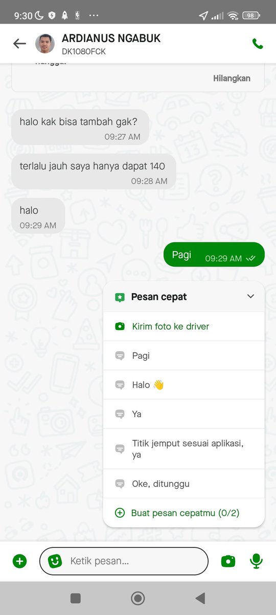 Wizzow (@wiswiz) on Twitter photo Tolonglah sampai kapan kaya gini terus, cape gw sama driver online, pada ngeluh sama potongan 30%, harga Rp 190.000 tp dia gak mau narik gara2 cuma dapat Rp 140.000 <a href="/gojekindonesia/">Gojek Indonesia</a> 🥲 Tolonglah sampai kapan kaya gini terus, cape gw sama driver online, pada ngeluh sama potongan 30%, harga Rp 190.000 tp dia gak mau narik gara2 cuma dapat Rp 140.000 <a href="/gojekindonesia/">Gojek Indonesia</a> 🥲