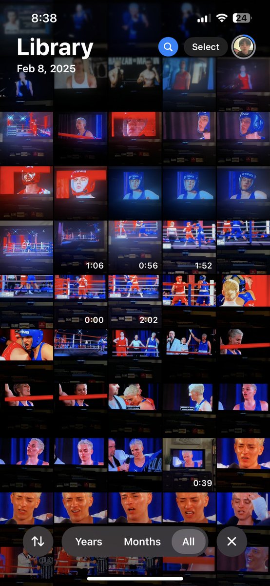 got high and filmed the slushy noobz fight like a concert