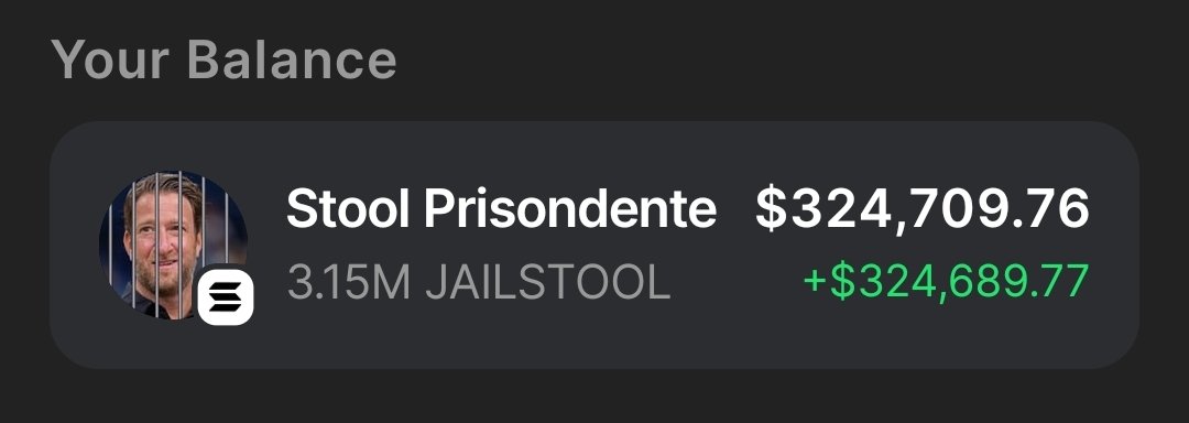 3000$ to 300k$ in 5 hours

Who has 0$ in their wallet?

Sending $5000 #JailStool

Drop $SOL wallet, i'm changing that 👇🏼