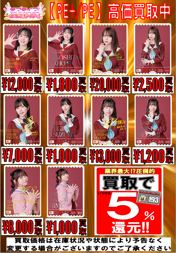 ラブカ #ラブライブカードゲーム ✨✨✨✨✨✨✨✨✨✨✨✨ /／ 193