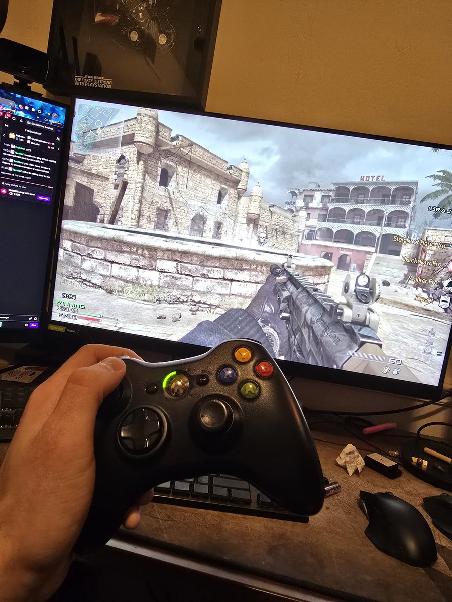 When you get tire of shitty cod year often year and you break out the Xbox360 with #MW3