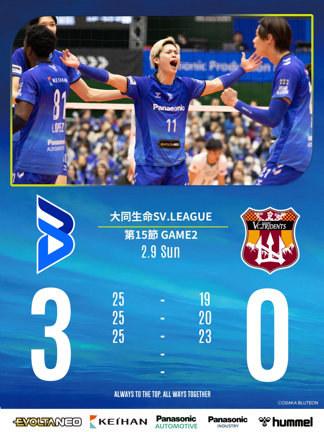 パナソニックパンサーズ ＃1邦広選手 レプリカユニフォーム