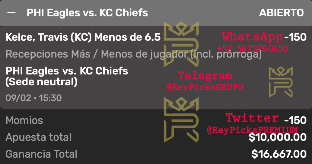 PickCristianRey's tweet photo. 7 jugadas de Cristian Rey para hoy en el SUPERBOWL 🤴🏈

Falta la más exclusiva, si revientan este tweet se las subiré en unas horas. https://t.co/2XcBkRuagA