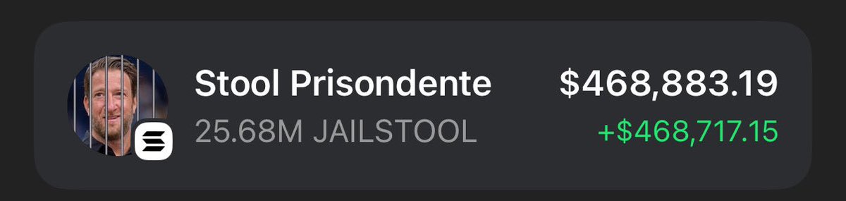Imagine people who sold? 😂😂😂 All you have to do is trust me at face value.  I literally tell people exactly what I’m gonna do and then do it.  Even the guy who created it didn’t believe me and sold.  I have close to half million.  Ain’t selling anytime soon.  #jailcoin