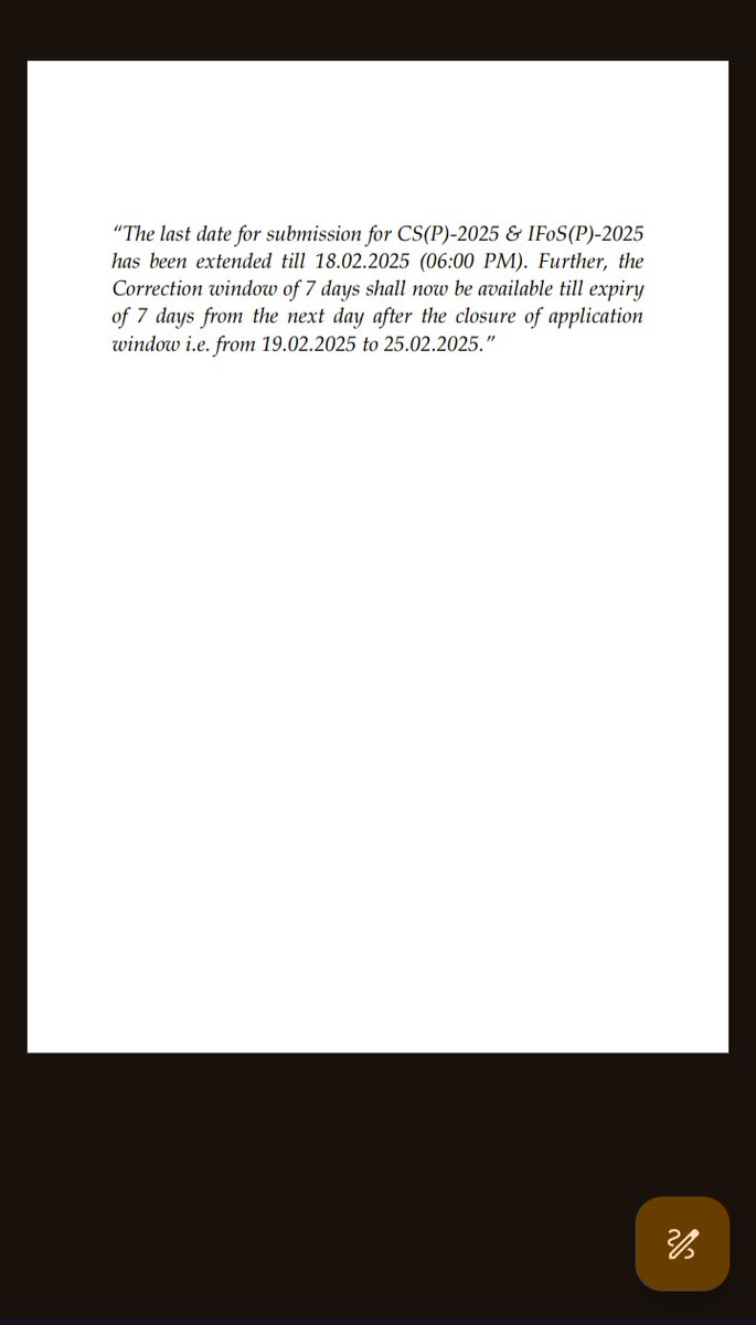 ArendraBah8235's tweet image. Last date of CSE form extended to 18-02-2025.

Every year there are about 10 Lakh people applying.

Thanks to the complex form this year, we may just see a significant reduction in number of applications.😏
#UPSCForm #upscprelims2025