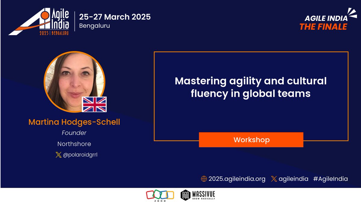 Agile India (@agileindia) on Twitter photo .<a href="/polaroidgrrl/">Martina Hodges-Schell</a> explores cultural fluency in global teams at #AgileIndia. Learn to navigate cross-cultural complexity with confidence. Register: confengine.com/conferences/ag… #GlobalTeams .<a href="/polaroidgrrl/">Martina Hodges-Schell</a> explores cultural fluency in global teams at #AgileIndia. Learn to navigate cross-cultural complexity with confidence. Register: confengine.com/conferences/ag… #GlobalTeams