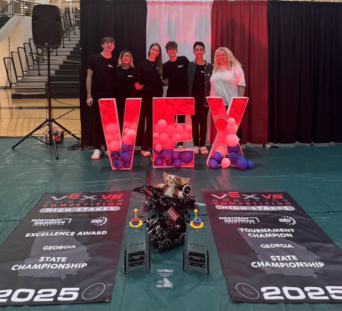 Diane Robinson (@drobinsonedu) on Twitter photo An exciting and full day of <a href="/VEXRobotics/">VEX Robotics</a>. Team 5203G from <a href="/OLH_HCS/">Ola High</a> are Tournament Champions and Excellence Award recipients securing their spot at the VEX world championships! These students and their sponsor are truly incredible. <a href="/drhafza/">Rabieh Hafza PhD</a> An exciting and full day of <a href="/VEXRobotics/">VEX Robotics</a>. Team 5203G from <a href="/OLH_HCS/">Ola High</a> are Tournament Champions and Excellence Award recipients securing their spot at the VEX world championships! These students and their sponsor are truly incredible. <a href="/drhafza/">Rabieh Hafza PhD</a>