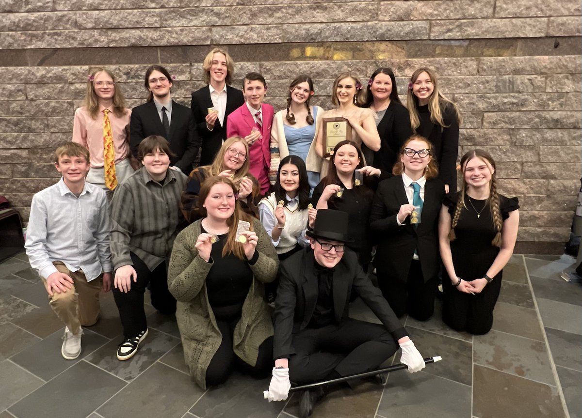 Congrats to One Act:
Superior Tech 
Superior Ensemble 
5 Superior Acting Awards

AA Superior Play