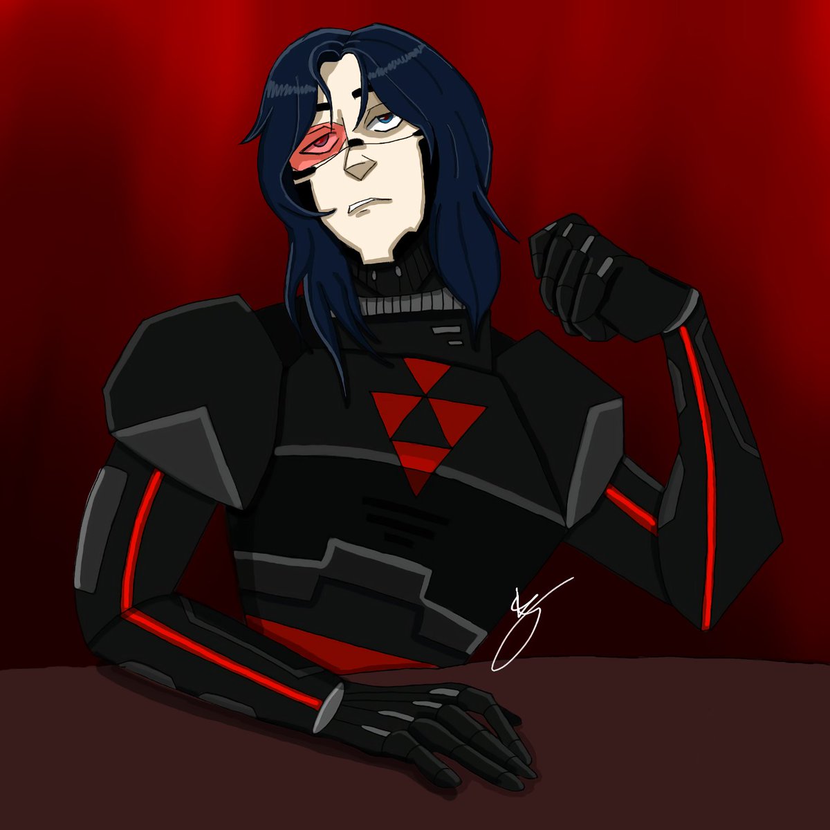 TeryPreiss's tweet image. So finally made a better art of my oc Spatz. I&apos;m pretty about how she turned out :D
#signalis #signalisoc