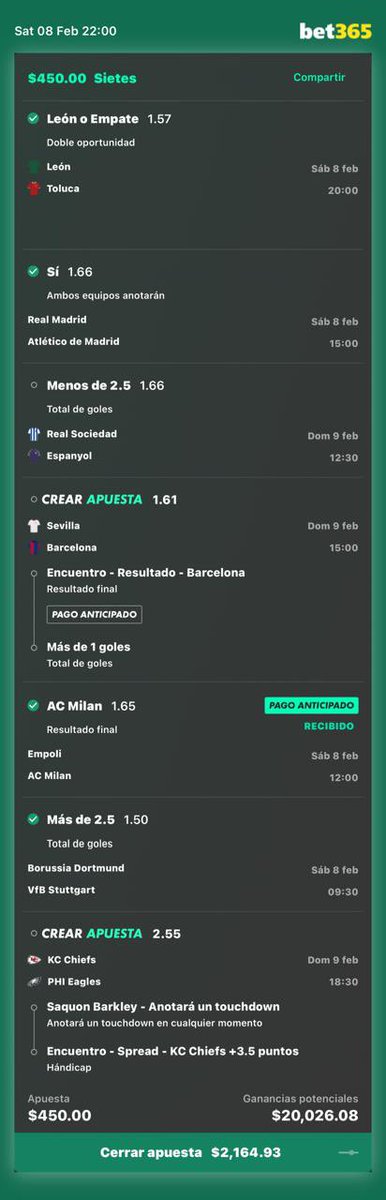 FREE_PICKS2024's tweet photo. Mis parlays en espera de mañana 🙏
Y falta el más chingón 👆🏻👆🏻 https://t.co/Y3Dlts5b3S