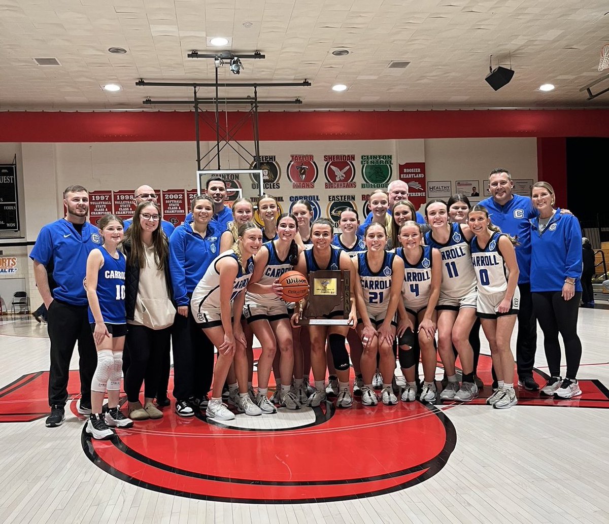 Carroll Cougars Sectional 54
Champions!!

38 Rossville
43 Carroll