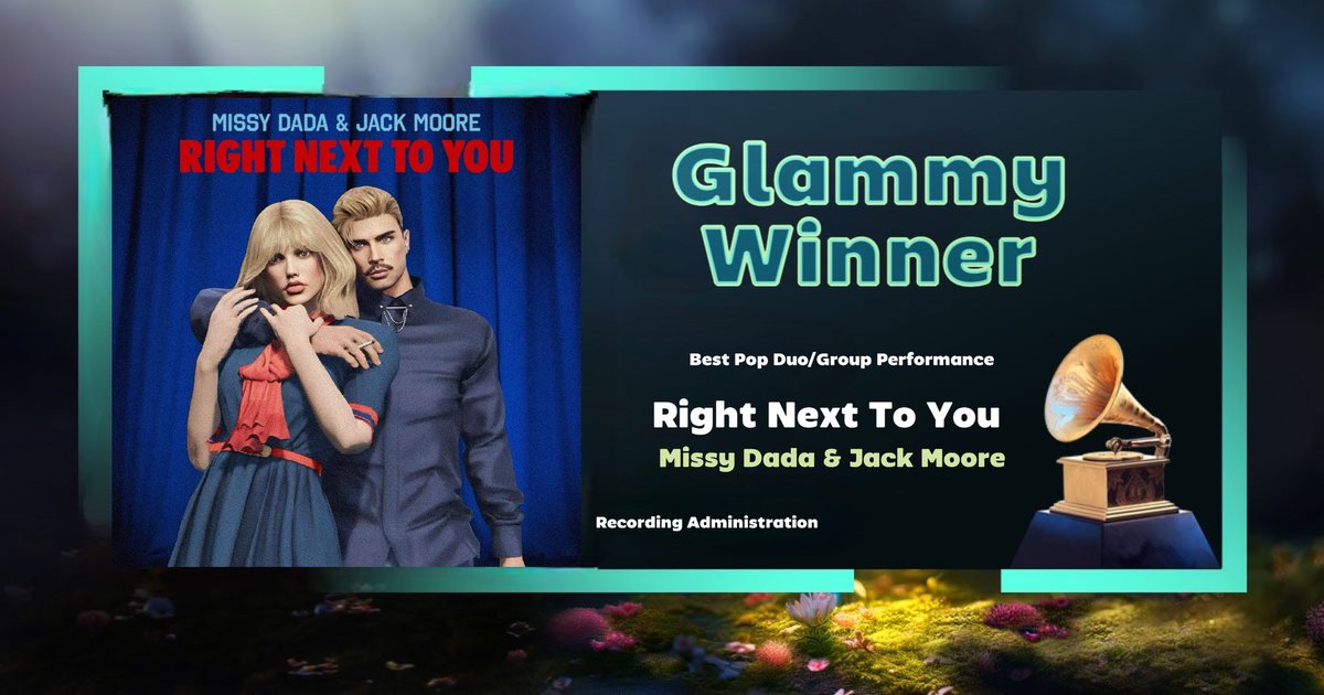 RECORDING AD MINISTRATION/GLAMMYs (@glammysawards) on Twitter photo Congratulations Best Pop Duo/Group Performance winners <a href="/realmissydada/">ษแกษแก สssแดW โ</a> <a href="/JackMooreGTA/">Jack Moore โ</a> Right Next To You๐
#57thGlammys Congratulations Best Pop Duo/Group Performance winners <a href="/realmissydada/">ษแกษแก สssแดW โ</a> <a href="/JackMooreGTA/">Jack Moore โ</a> Right Next To You๐
#57thGlammys