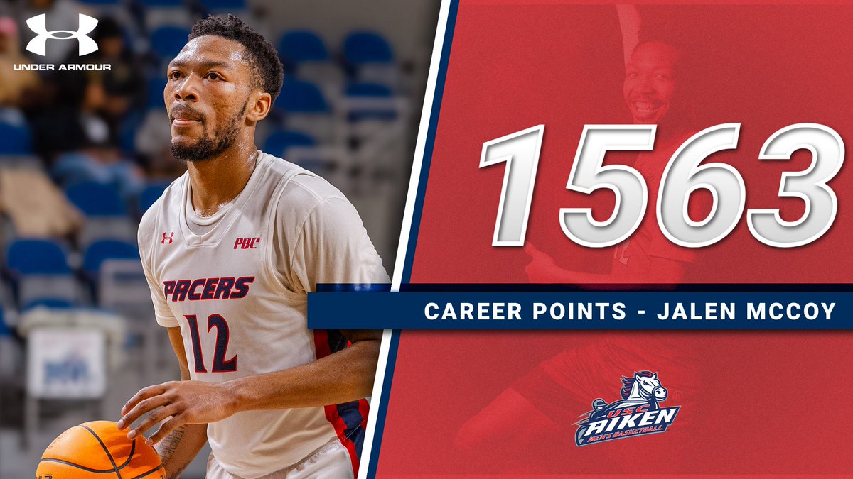 Through 118 games, Jalen McCoy has 1,563 career points. He surpassed Tehree Horn for the program’s Division II record with his 21st point of the game in the win at Augusta. Congratulations Jalen!