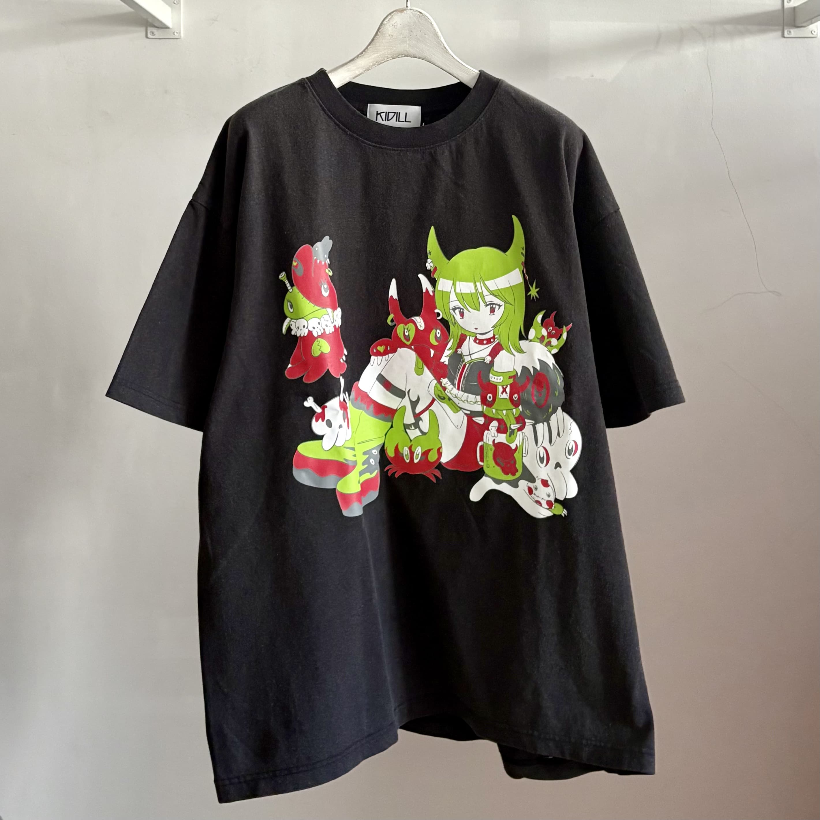 Kidill PUNK GIRL T-SHIRT ホワイト　田中かえ KIDILL - 【25SS】パンク ガール Tシャツ ハード ウォッシュ