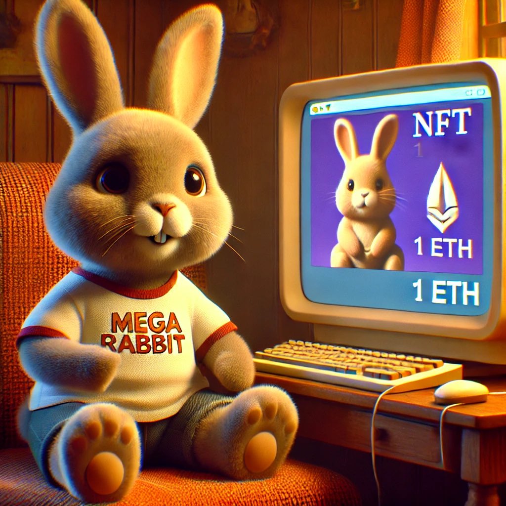 My 4th art! 👨‍🎨 Gmega! <a href="/MegaRabbitNFT/">MegaRabbit</a>
