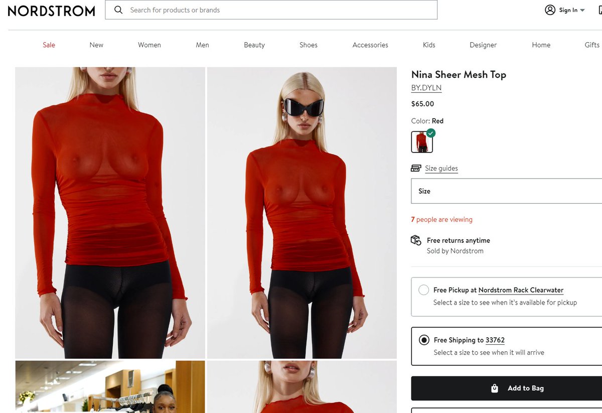 StephCoopSteph's tweet photo. Ummm there's a naked woman at Nordstrom's. Check out Nina Sheer Mesh Top BY.DYLN
#freeporn #naked #nordstroms #nipples https://t.co/R5RxwUVbW3