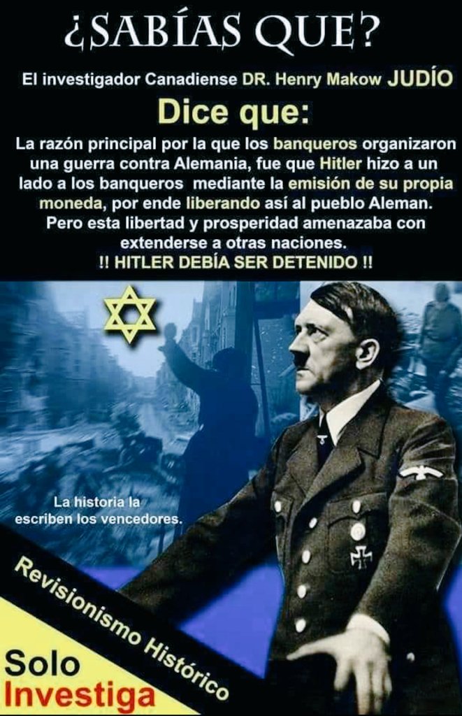 evanthum's tweet photo. ASÍ ES COMO SABES QUE LA HISTORIA OFICIAL SIEMPRE HA ESTADO EN EL BOLSILLO DEL JUƊÍ0. ✡️ https://t.co/K7XPNmqY46