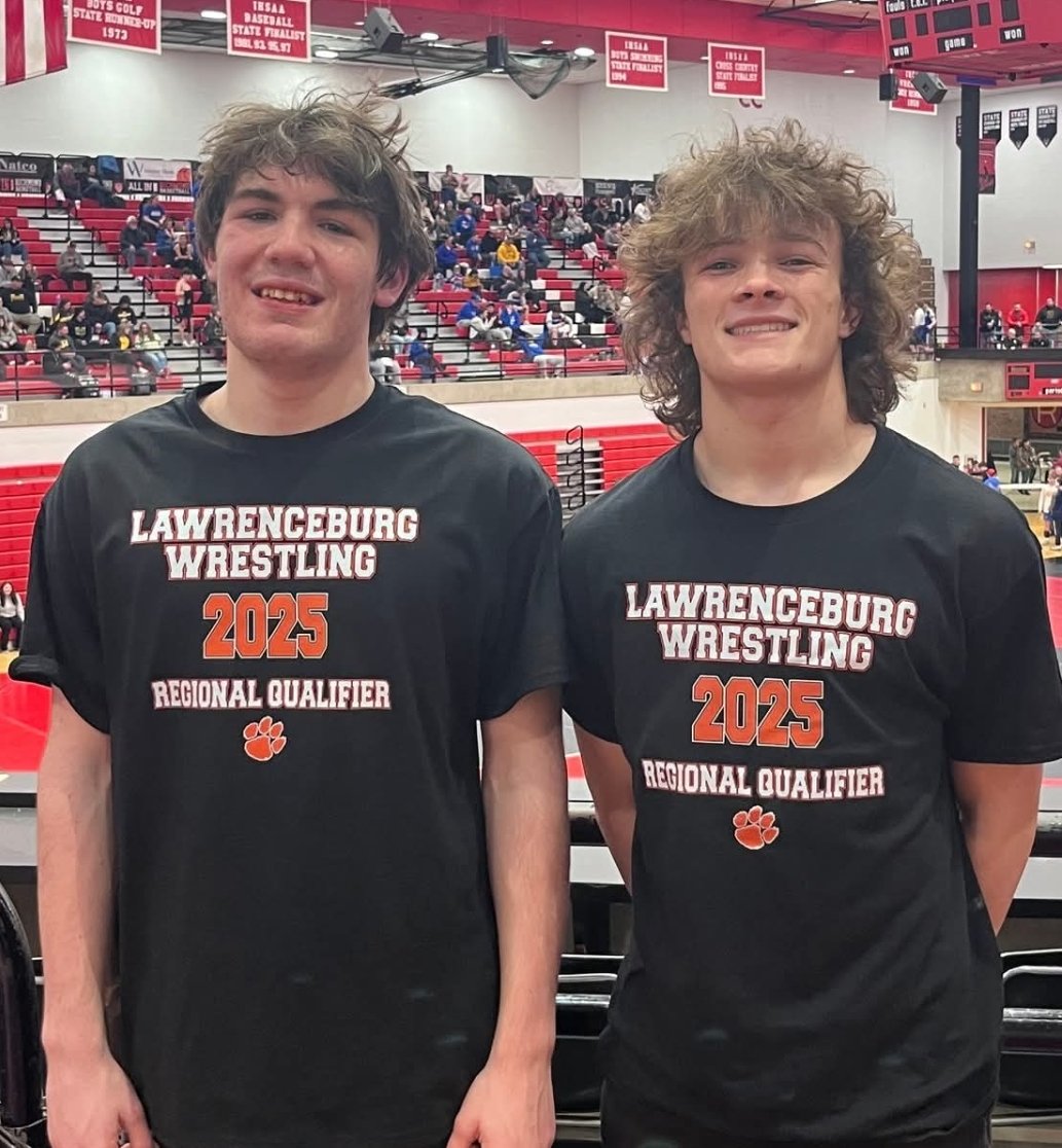 Congratulations to Max Nelson &amp; Cale McCool on a great Freshmen year. Both were Regional Qualifiers! Go Tigers!