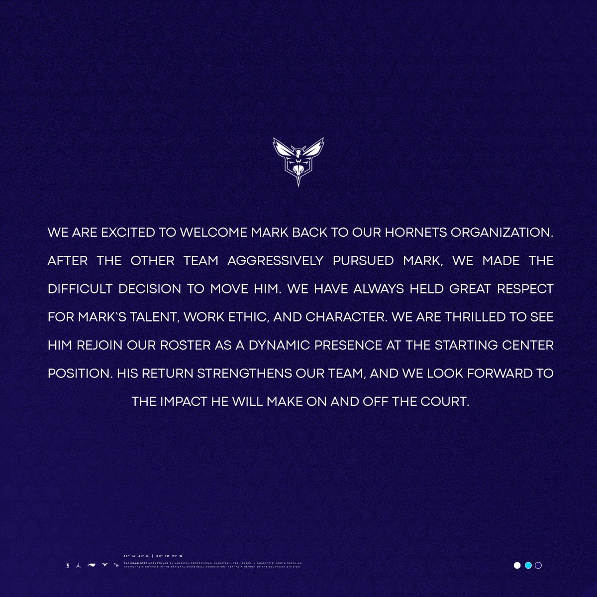 Charlotte Hornets tweet media