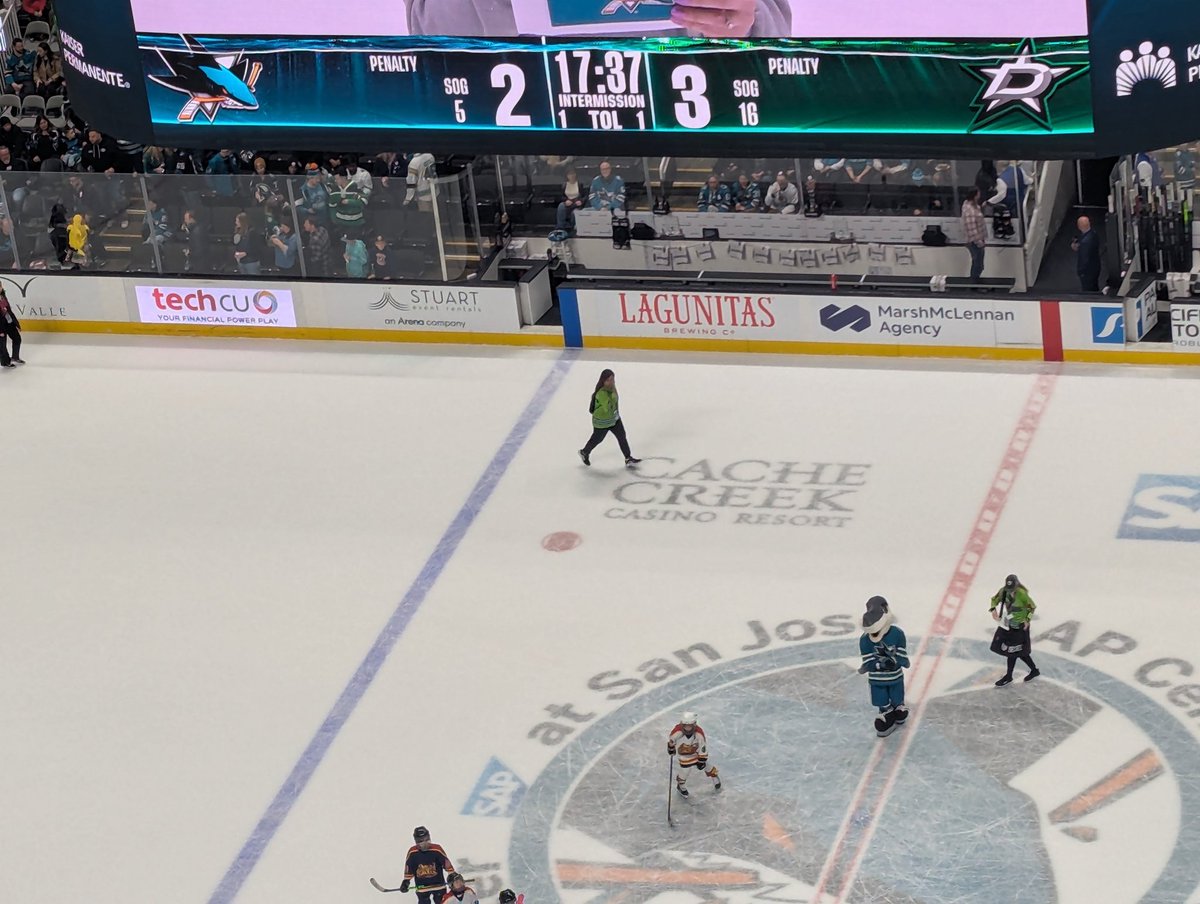 A busy first period, and the Sharks trail the Stars 3-2 at the first intermission. Dallas also is outshooting San Jose 16-5 <a href="/nbcbayarea/">NBC Bay Area</a>